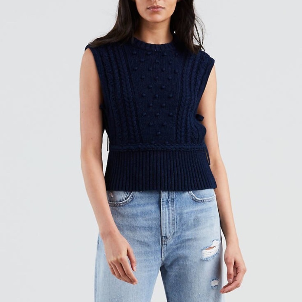 NWT Levi's made & crafted aran jumper M - Picture 9 of 10